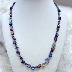 Sorrelli Vintage Gold and Brown Beaded Necklace